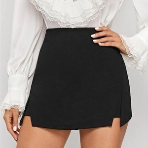 SHEIN black skort
